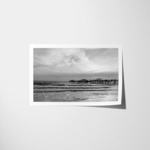 Pier at the Beach Photo Lustre Paper Print in Florida